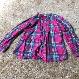 Girl’s pink flannel